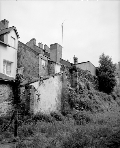 10-12 rue Porte-Neuve, élévation postérieure.