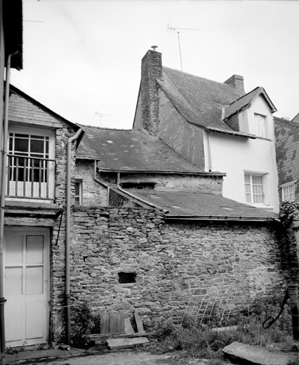 6-8 rue Porte-Neuve, élévation postérieure.