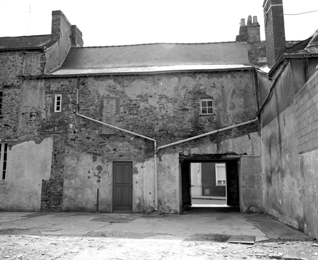 23 rue du Château, élévation postérieure, partie nord.