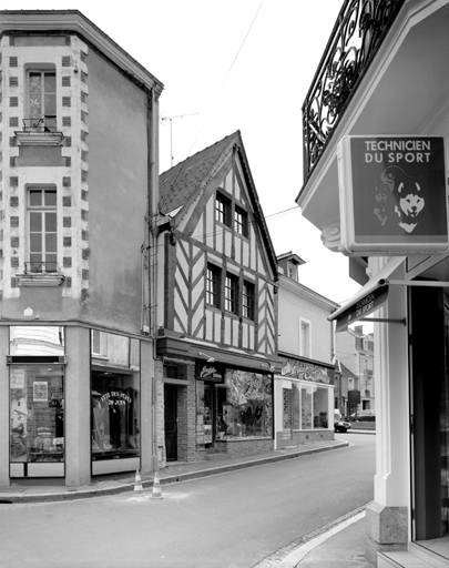 1ère maison rue des Quatre-Oeufs, élévation antérieure.