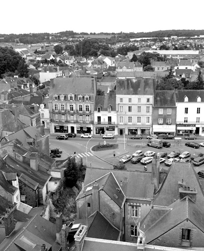 1-7 place de la Motte, élévation antérieure.