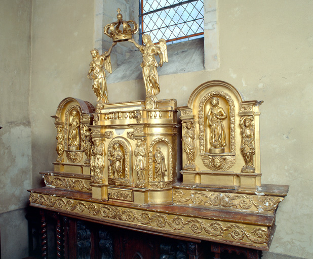 Tabernacle à ailes et dais d'exposition (n° 1)