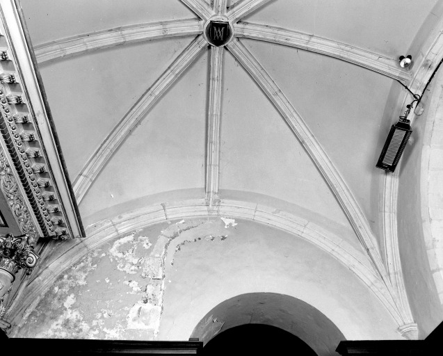 Voûte d'ogives de la chapelle nord.