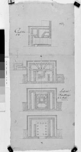 Porte de la salle à manger de la Barbée.