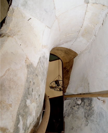 Voûte de l'escalier d'accès à la cuve.