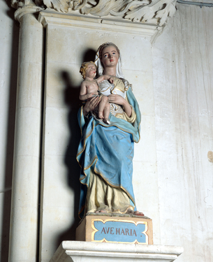 Statue (n° 1) : Vierge à l'Enfant