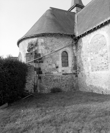 Face nord de l'abside.