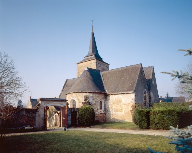 Elévations est et nord de l'église.