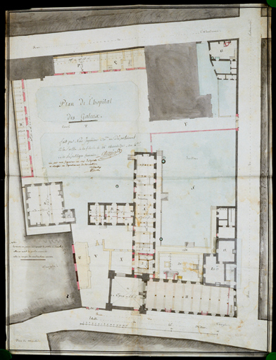 'Plan de l'hôpital des galleux'.