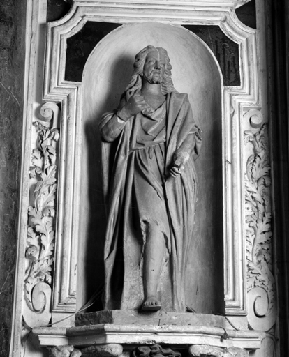 Statue du retable du maître-autel : saint Jean-Baptiste