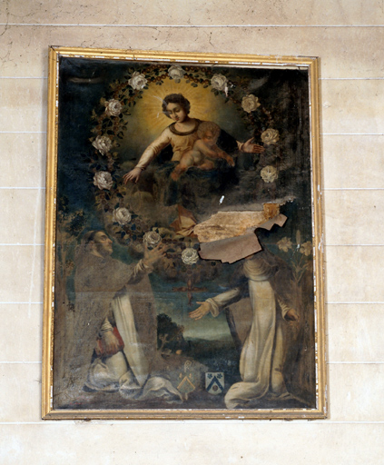 Tableau : Vierge du Rosaire