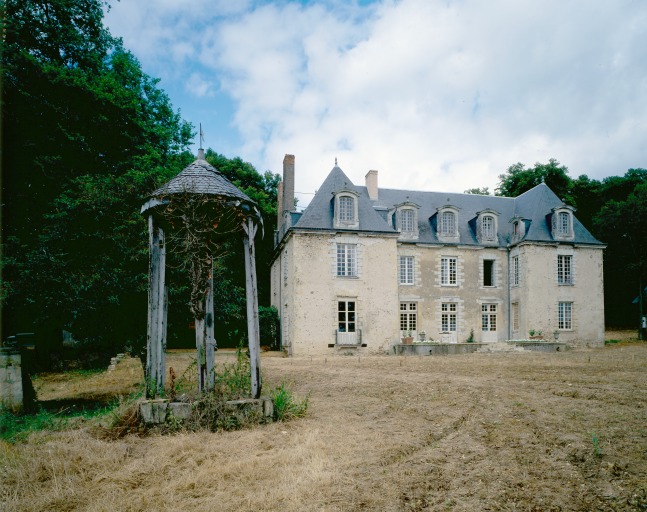 Puits et élévations gauchet et antérieure du logis.