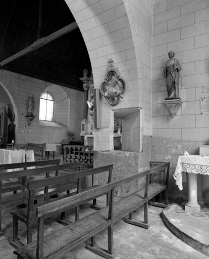 Le choeur depuis la deuxième chapelle sud.