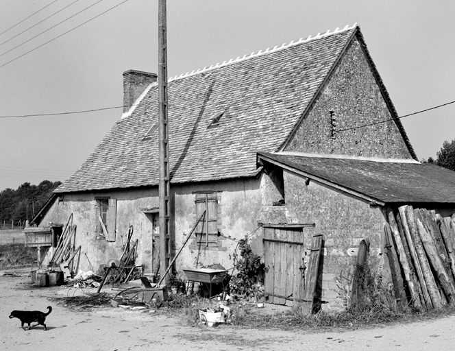 Face antérieure du logis de la ferme.