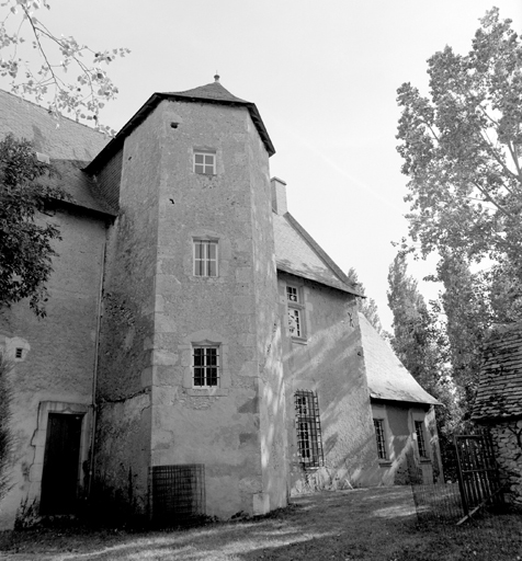 Elévation postérieure du logis, partie gauche.