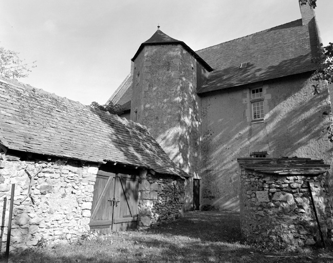 Elévation postérieure du logis.