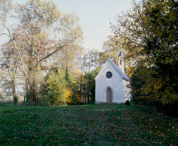 Elévation orientale de la chapelle.