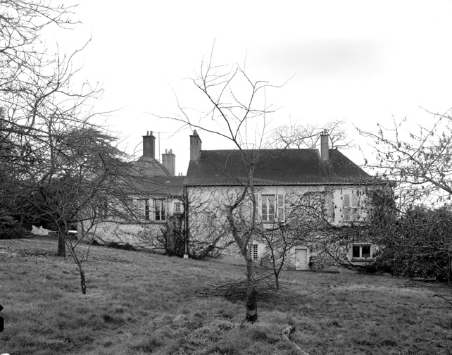 Elévation gauche du logis.