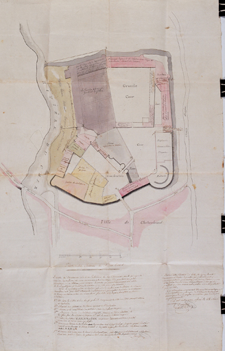 'Plan du château de Châteaubriant'.