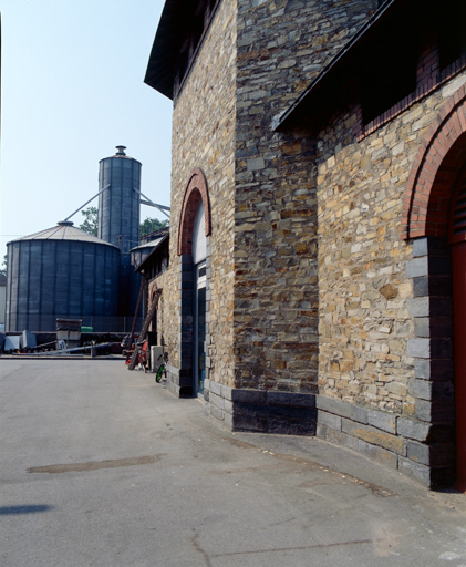 Elévation antérieure de la brûlerie (détail).