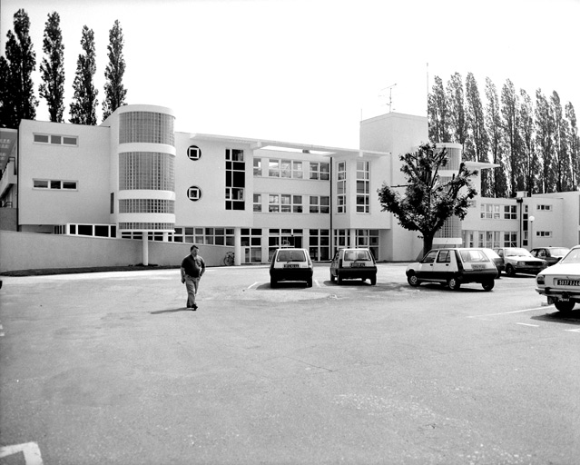 Elévation nord du pavillon de chirurgie.