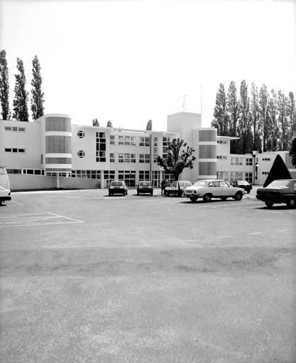 Elévation nord du pavillon de chirurgie.