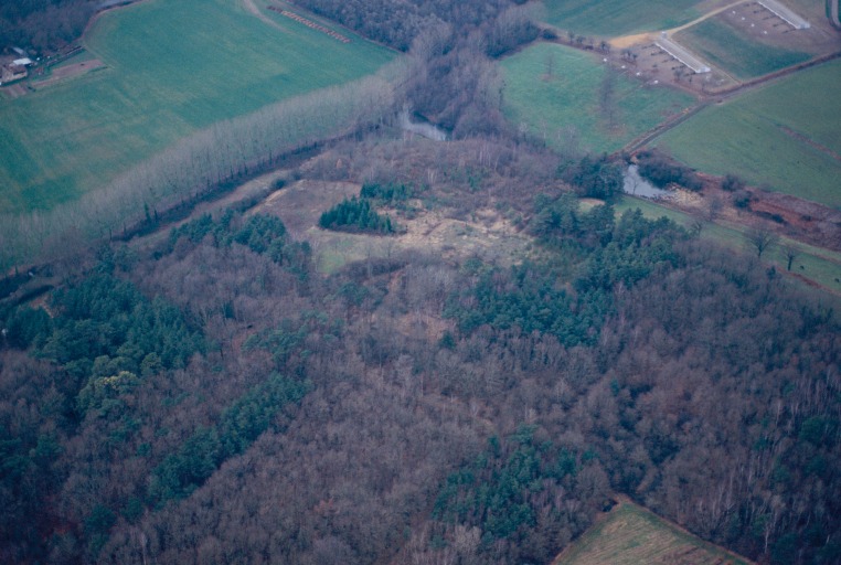 Bas de la Masselière : vue aérienne depuis le sud.