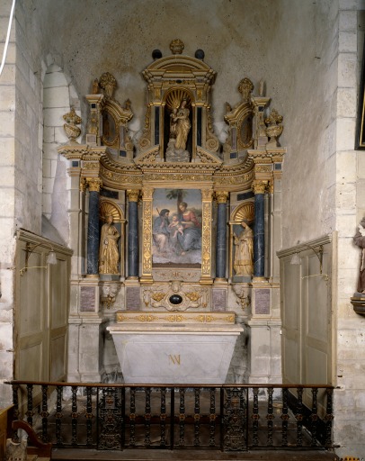 Retable de l'autel Notre-Dame.