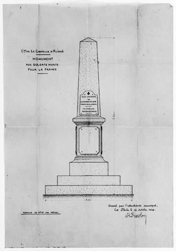 'Monument aux soldats morts pour la France'.