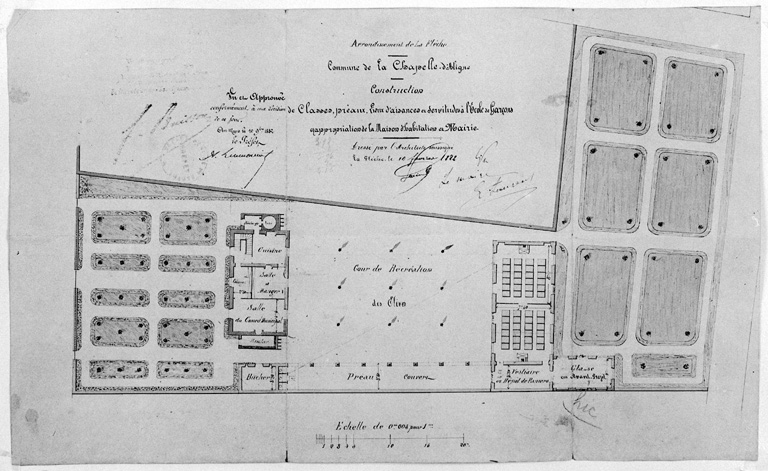 'Appropriation de la maison d'habitation en mairie'.