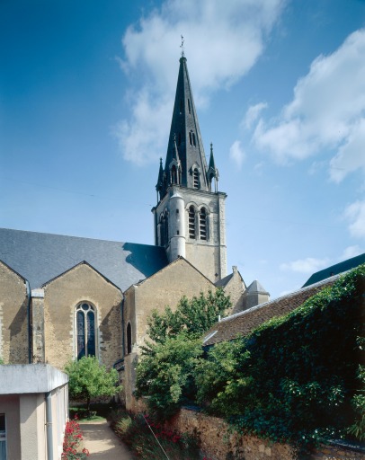 Elévation méridionale, transept et choeur.