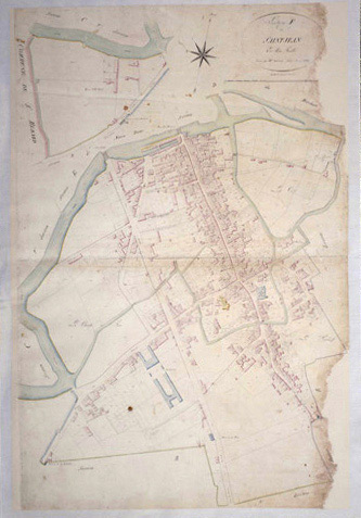 'Plan parcellaire de la commune de Fontenay', 1812. Section F de Saint-Jean, au 1/1250e.