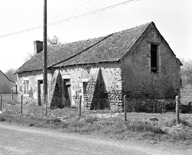 La Houssaserie-nord, élévation antérieure du deuxième logis.