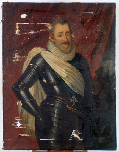 Tableau (n° 2) : portrait de Henri IV