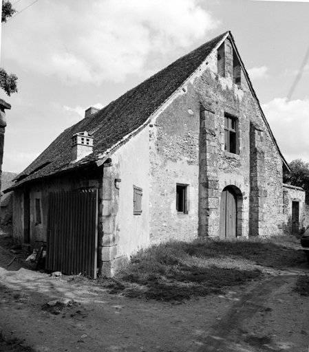 Elévation ouest de l'anciene église.