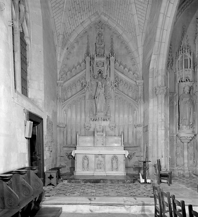 Retable de l'autel de la Vierge