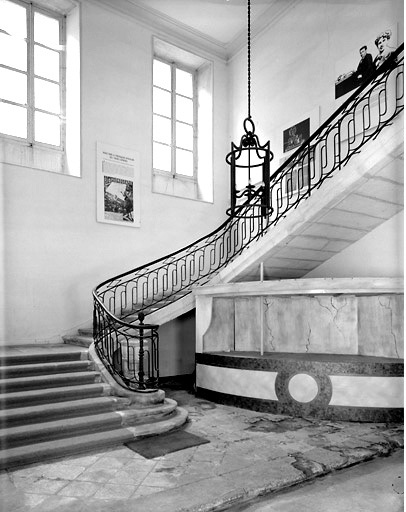 Départ de l'escalier d'honneur.