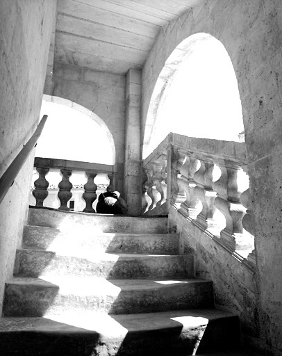 Vue de l'escalier.