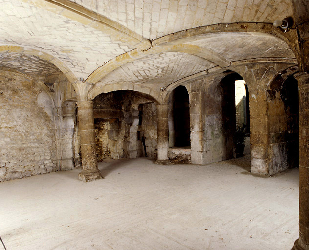 Vue d'ensemble du rez-de-chaussée du second logis.