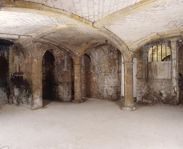 Vue d'ensemble du rez-de-chaussée du second logis.