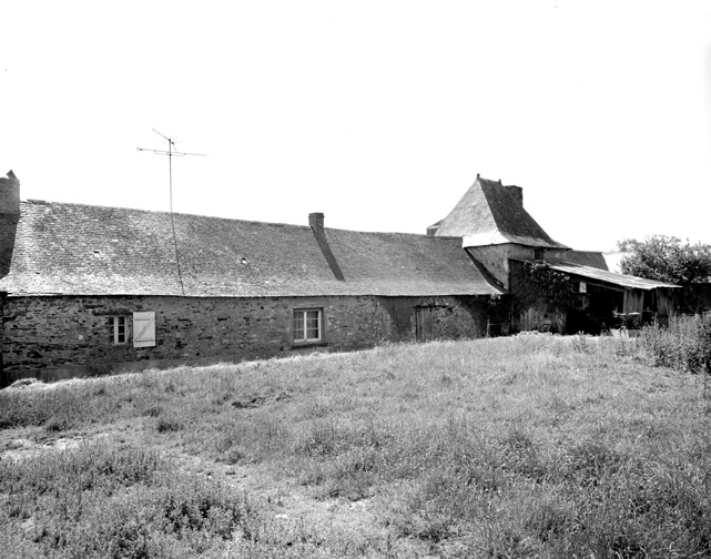 Elévation postérieure de l'ancien logis.