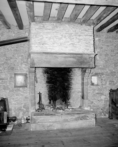 Cheminée à l'étage carré du logis.