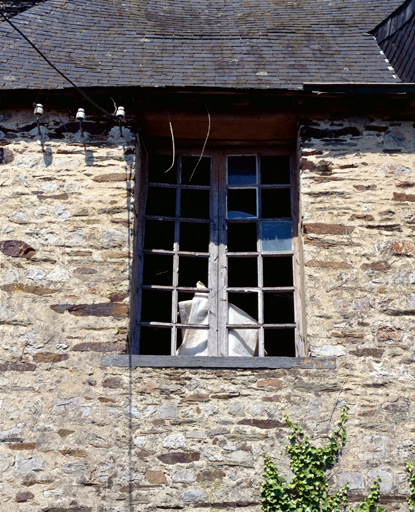 Fenêtre sur l'élévation antérieure de l'ancien logis.