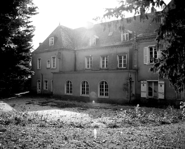 Elévation postérieure de l'ancien logis.