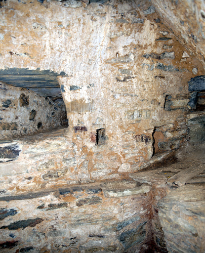 Bastion sud-ouest : cheminée de ventilation.