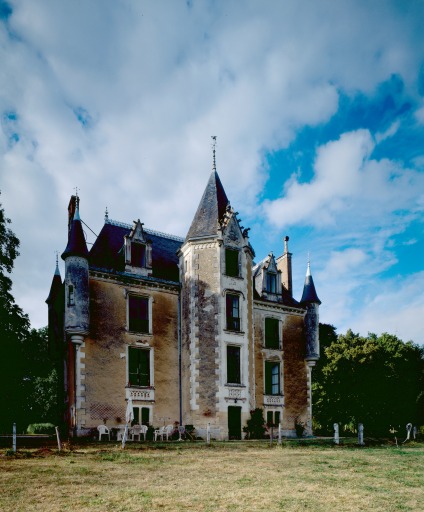 Elévation postérieure du logis.