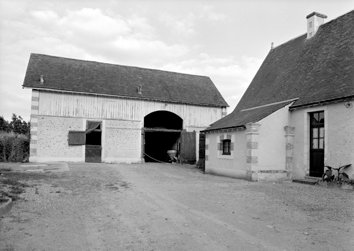 Elévation ouest de l'étable-remise.