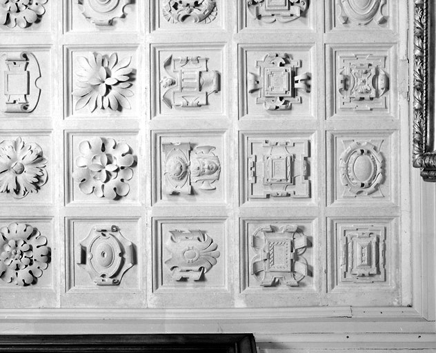 Plafond à caissons de l'atelier