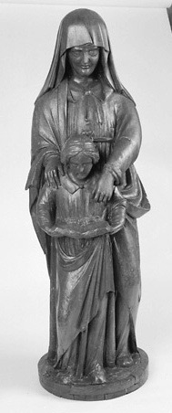 Groupe sculpté : Sainte Anne et la Vierge