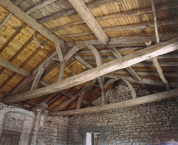 Charpente de la partie nord-est du logis.